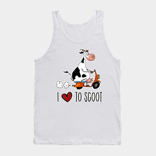 I Love To Scoot Tank Top